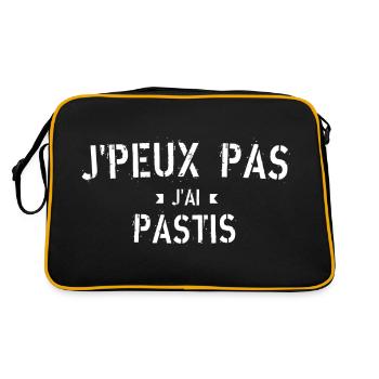 J peux pas j ai Pastis - Sac Retro - noir/or - Dos
