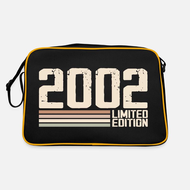 2002 Millésime 2002 Anniversaire 2002 Rétro 2002 Sac Retro