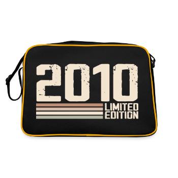 2010 Millésime 2010 Anniversaire 2010 Rétro 2010 - Sac Retro - noir/or - Dos