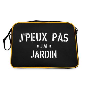 J peux pas j ai Jardin - Sac Retro - noir/or - Dos