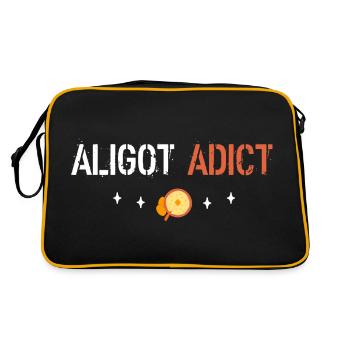 Aligot addict - Retro Bag - black/gold - Back