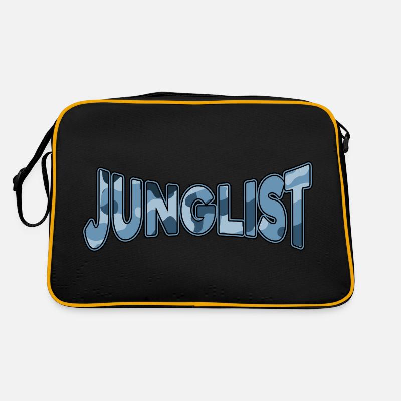 Junglist Blue Camo DNB Original Remix Retro Tasche