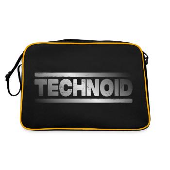Technoid Drum n Bass DNB Junglist Drum and Bass - Retro Bag - black/gold - Back