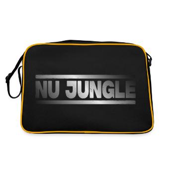 Nu Jungle DNB Junglist Drum and Bass - Retro Bag - black/gold - Back