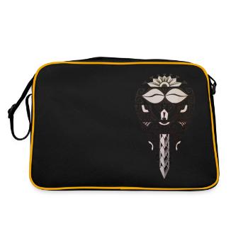 Tatoo Design "ElFa" - Sac Retro - noir/or - Dos