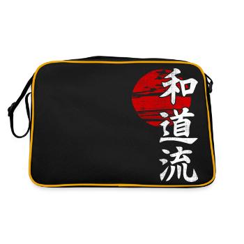 Wado Ryu Karaté Gymnastique d’art martial japonais - Sac Retro - noir/or - Dos
