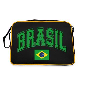 Brésil - Sac Retro - noir/or - Dos