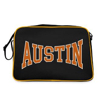 Austin - Sac Retro - noir/or - Dos