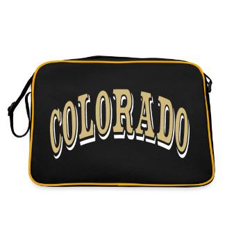 Colorado - Retro Bag - black/gold - Back