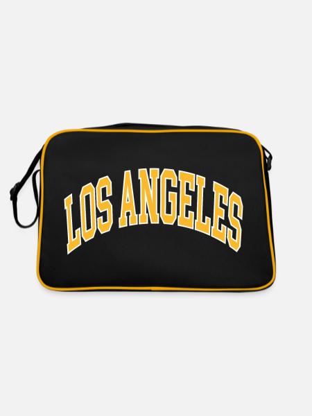 Los Angeles - Retro Bag - black/gold - Back