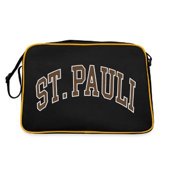 Saint-Pauli - Sac Retro - noir/or - Dos