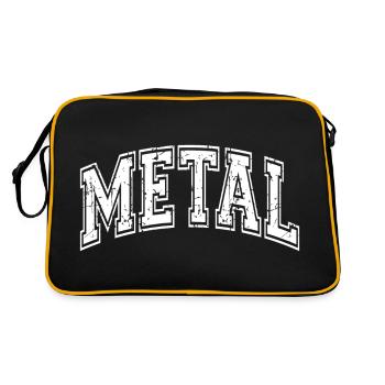Métal - Sac Retro - noir/or - Dos