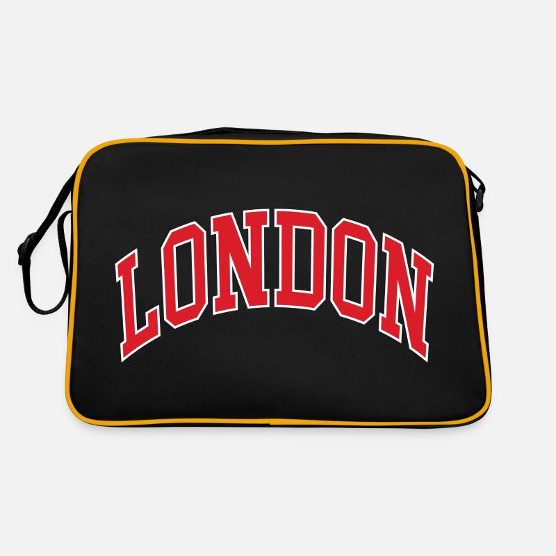 Londres - Sac Retro - noir/or