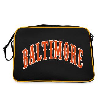 Baltimore - Retro Bag - black/gold - Back