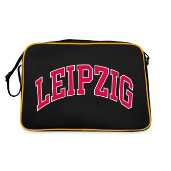 Leipzig - Retro Bag - black/gold - Back