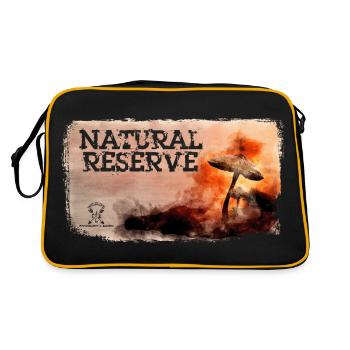 Series "NATURAL RESERVE" - Mycenae - Retro Bag - black/gold - Back