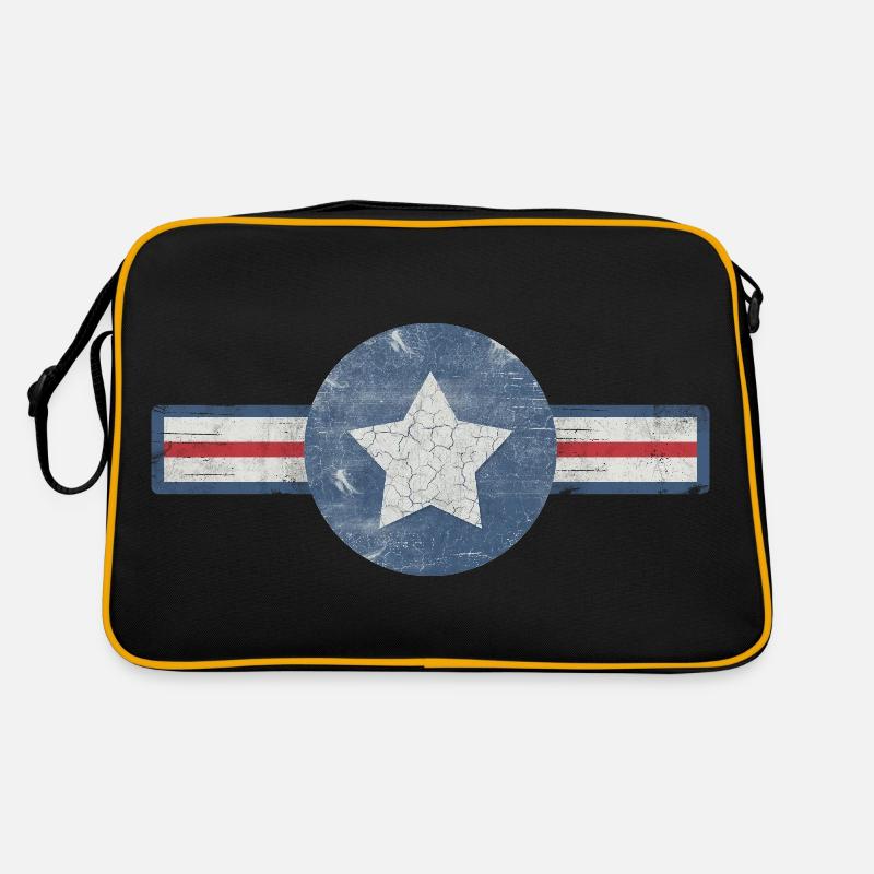 US Air Force Logo in Vintage Look Retro Bag