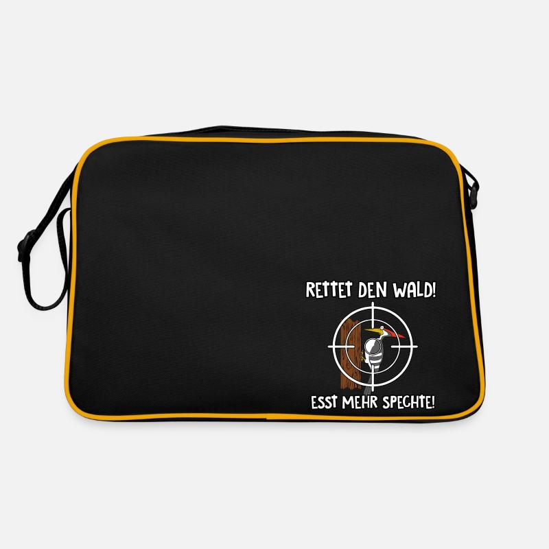 Rettet den Wald Retro Tasche