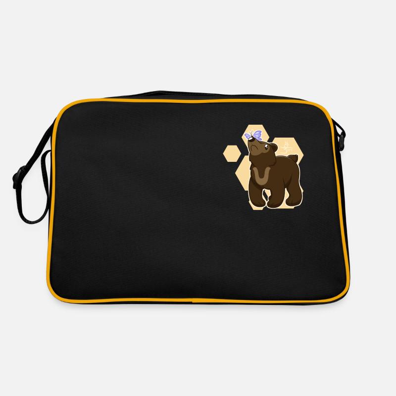 Bear Butterfly - Sac Retro - noir/or