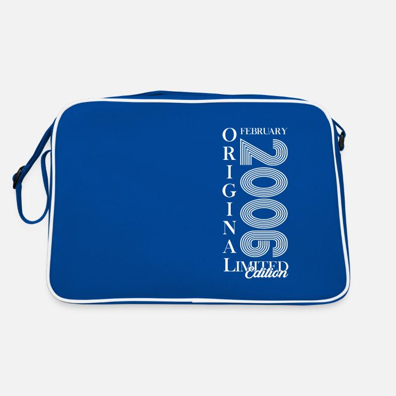 18e anniversaire Original Février Millésime 2006 Sac Retro