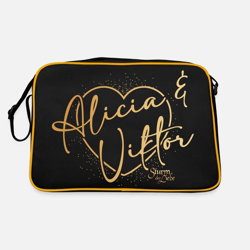 Sturm der Liebe Traumpaar Alicia & Viktor Retro Tasche