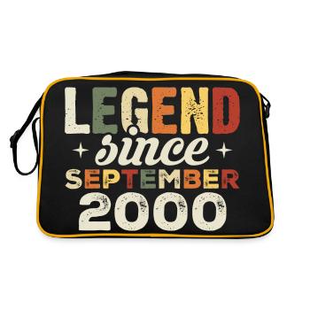 Legendary since September 2000 Birthday September - Retro Bag - black/gold - Back