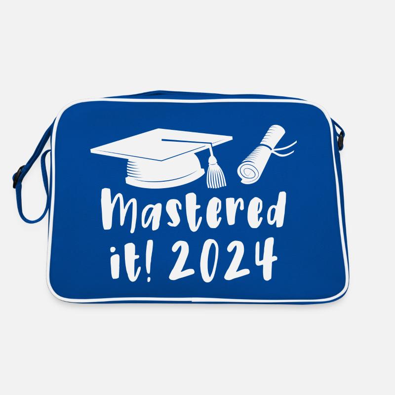 Mastered 2024 Diplôme de Master Diplômé 2024 Sac Retro