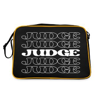 Juge Magistrat Juge Arbitre Arbitre - Sac Retro - noir/or - Dos