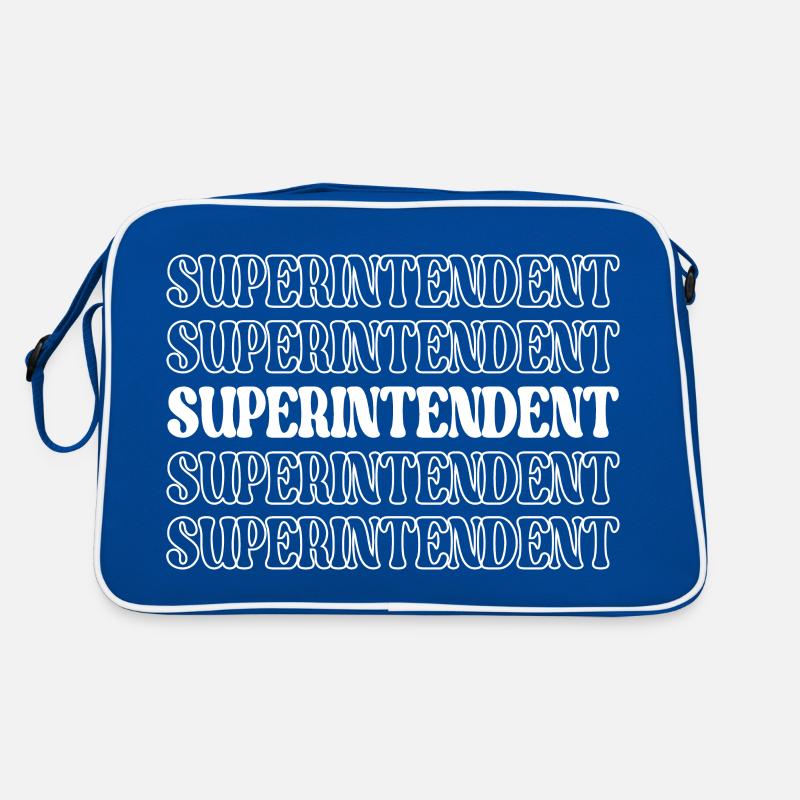 Superintendent Supervisor Direktor Chef Retro Tasche