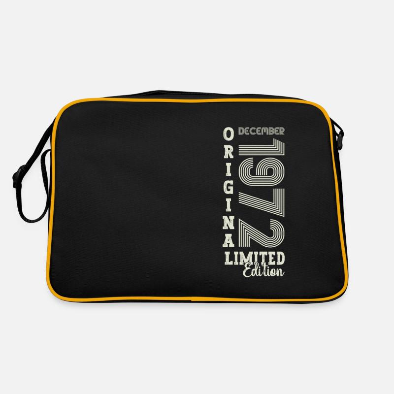 Cadeau original du 50e anniversaire de décembre 1972 Sac Retro