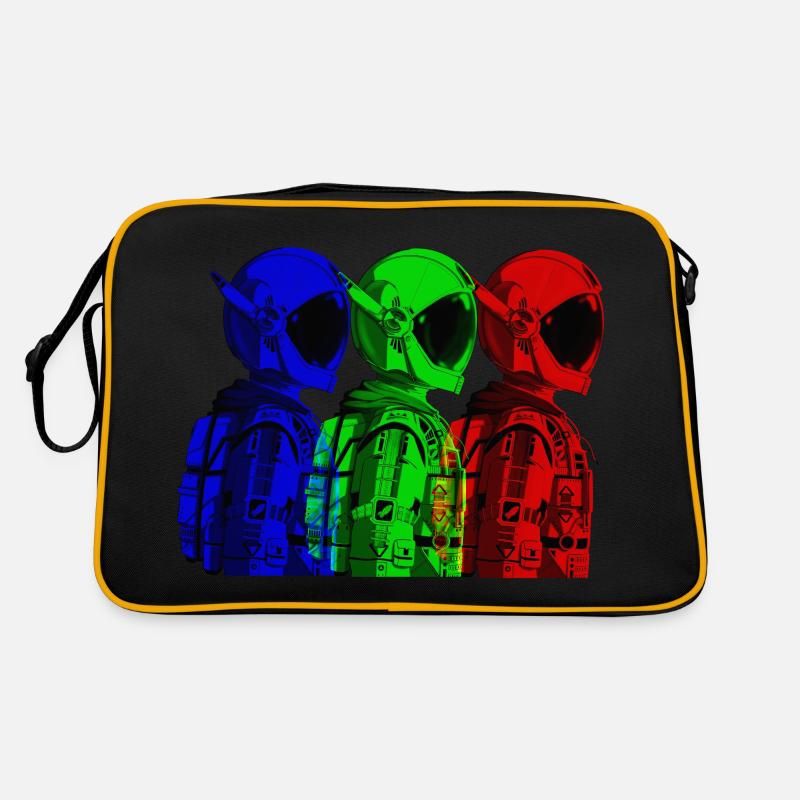 Astronaut Weltall Space Geschenk Idee Retro Tasche