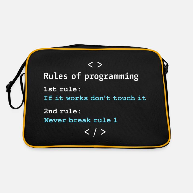 Rules of programming Retro Bag