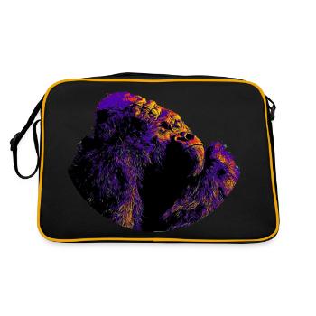 Gorilla - Retro Bag - black/gold - Back