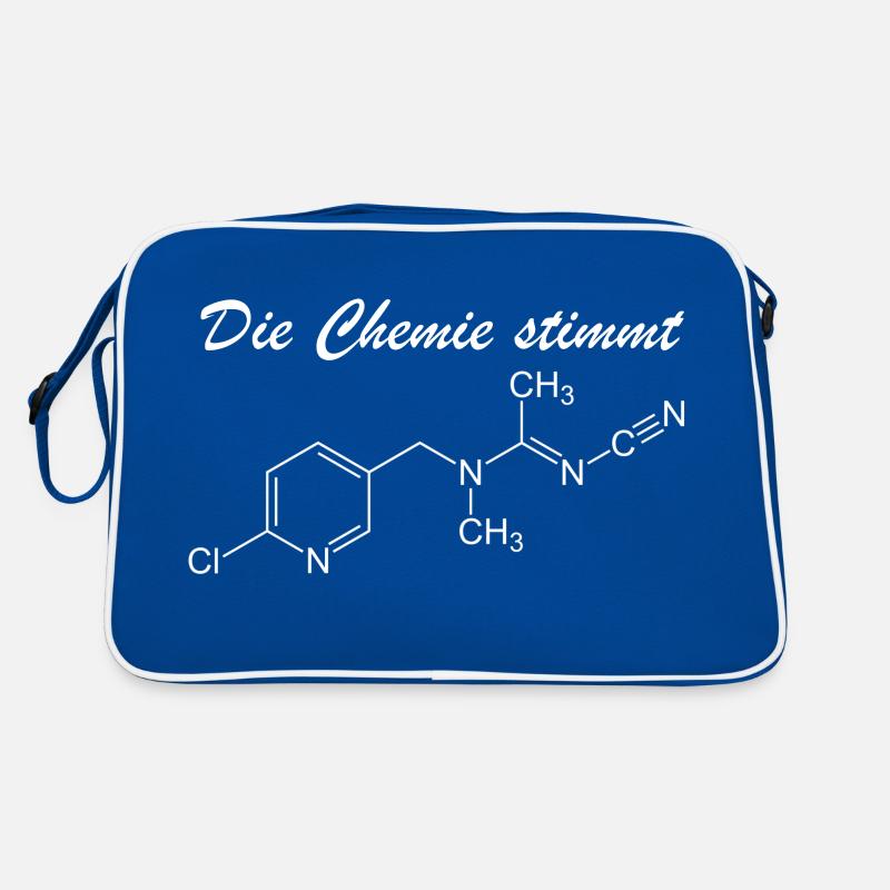 Die Chemie stimmt | Formel, Element Retro Tasche
