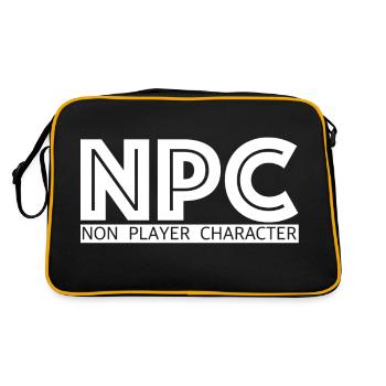 PNJ | Personnage non-joueur, Youtube, Influenceur - Sac Retro - noir/or - Dos