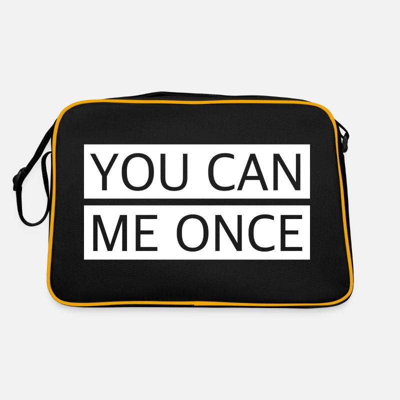 Du kannst mich mal | lustige Sprüche, englisch Retro Tasche