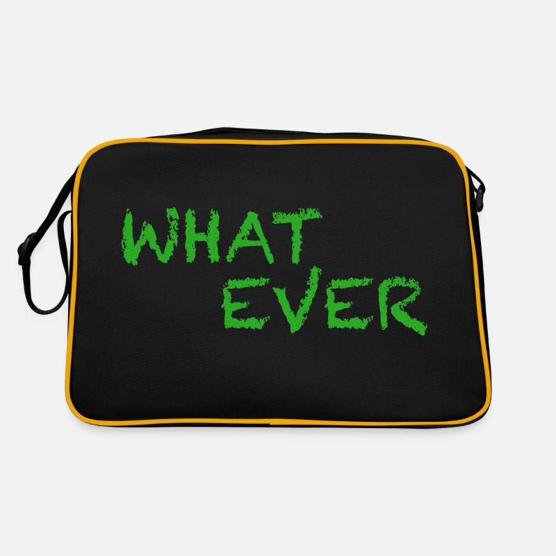 Whatever | funny sayings, sarcasm Retro Bag