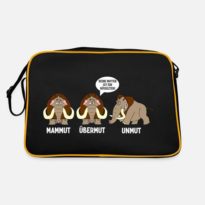 Mammut Übermut Unmut Retro Tasche
