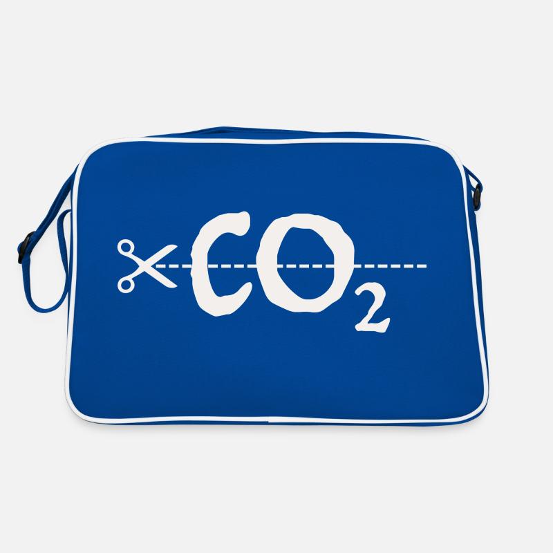 CO2 | Changement climatique, ciseaux, conservation de la nature Sac Retro
