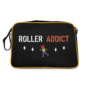 Roller addict - Retro Bag - black/gold - Back