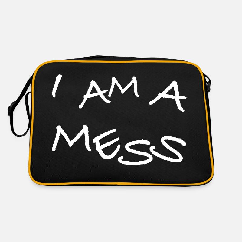 I'm a mess | funny sayings, sarcasm Retro Bag