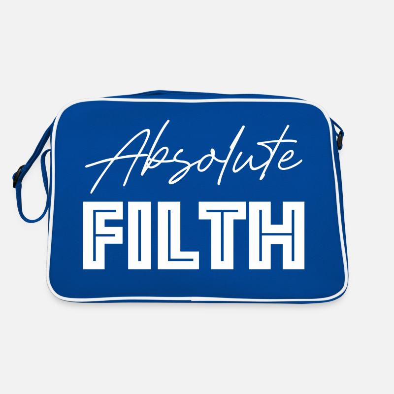 Absoluter Dreck | lustige Sprüche, Sarkasmus Retro Tasche