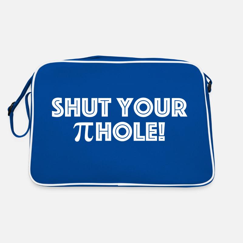 Hold Your Pi Hole | funny sayings, muzzle Retro Bag