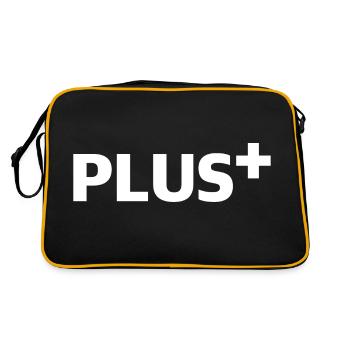 Plus | Positive, Programmer, Future - Retro Bag - black/gold - Back