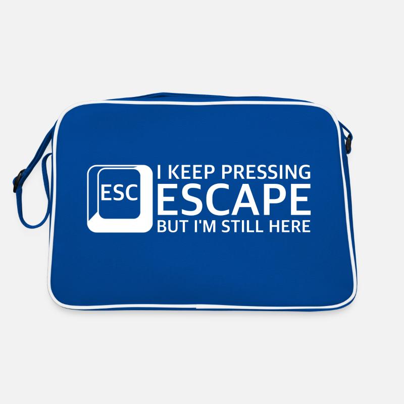 Keep pressing Escape | Computer, Keyboard Retro Bag