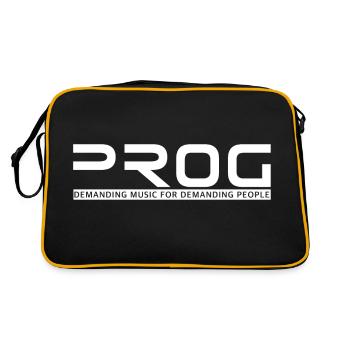 Prog | Progressive Metal, Rock, Music, Concert - Retro Bag - black/gold - Back