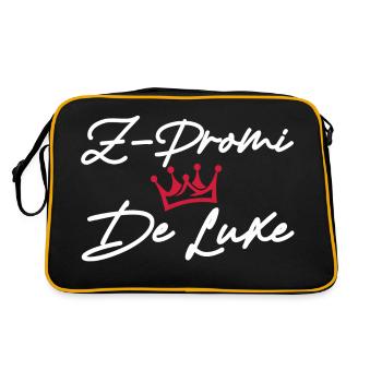 Z Promi Deluxe | Film, Kino, Fernsehen, Comedy - Retro Tasche - Schwarz/Gold - Hinten