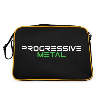 Progressive Metal | Rock, Music, Guitar - Retro Bag - black/gold - Back