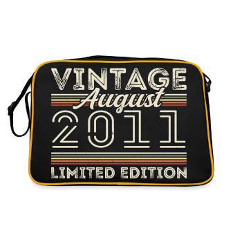 August 2011 Legend since August 2011 Vintage 2011 - Retro Bag - black/gold - Back