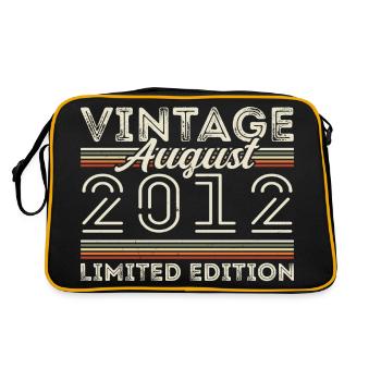 August 2012 Legend since August 2012 Vintage 2012 - Retro Bag - black/gold - Back